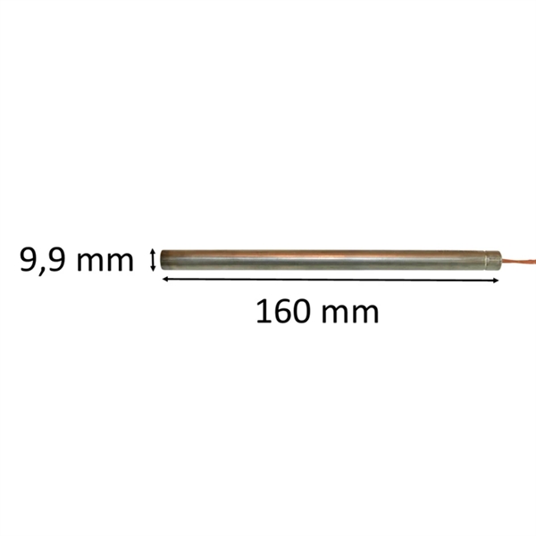 Zündkerze / Glühzünder für  Pelletofen: 9,9 mm x 160 mm 300 Watt